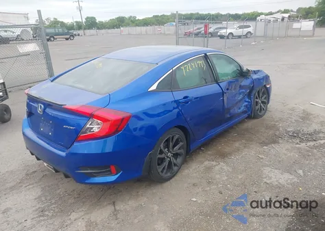 2019 Honda Civic Sport из США, поврежденный, VIN 2HGFC2F87KH562570